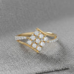 Dazzle Frame Diamond Ring - 18K Jewellery
