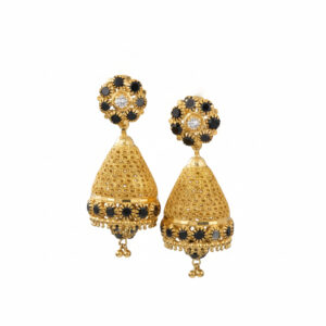 Royal Kala Gold Jhumkas - 22K Jewellery