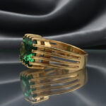 Verdant Crown Gold Ring - 22K Jewellery