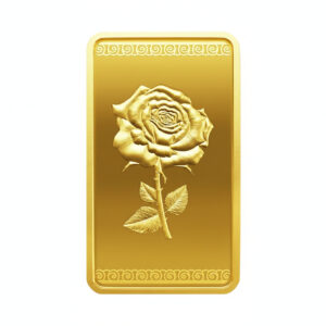SIMHA MMTC PAMP 24K (999.9) ROSE 10GM GOLD BAR