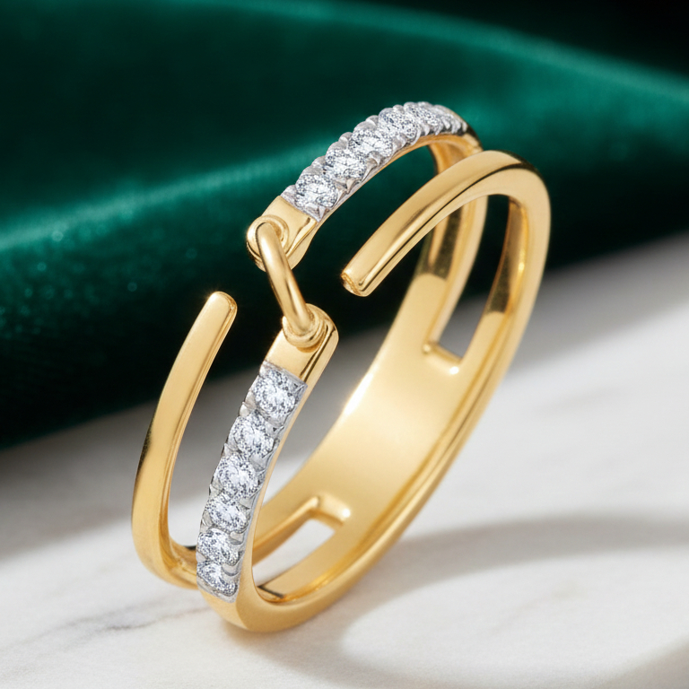 ETERNAL LINK DIAMOND RING - 18K JEWELLERY ETERNAL LINK DIAMOND RING - 18K JEWELLERY