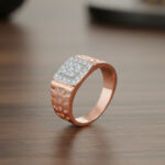 MAJESTIC SQUARE CLUSTER MEN'S DIAMOND RING - 18K JEWELLERY