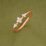 TRIPLE BLOOM DIAMOND RING - 18K JEWELLERY