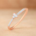 CLOVER SPARK DIAMOND RING - 18K JEWELLERY