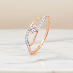 INTERLINK ELEGANCE DIAMOND RING - 18K JEWELLERY