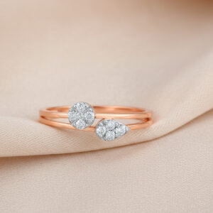 TWIN GLOW DIAMOND RING - 18K JEWELLERY