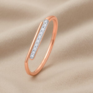 SLEEK SPARK DIAMOND RING - 18K JEWELLERY