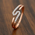 S-CURVE DIAMOND RING - 18K JEWELLERY