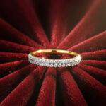 TWIN ROW DIAMOND RING - 18K JEWELLERY