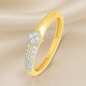 GOLDEN GRACE DIAMOND RING - 18K JEWELLERY