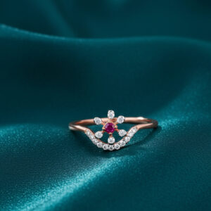 FLORAL INSPIRED DIAMOND RING - 18K JEWELLERY