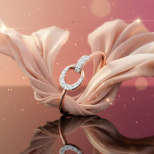INFINITY CIRCLE DIAMOND RING - 18K JEWELLERY