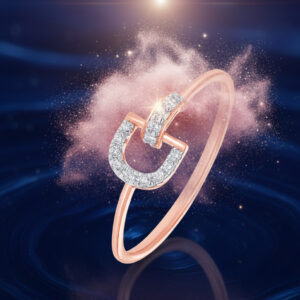 DIAMOND BUCKLE RING - 18K JEWELLERY