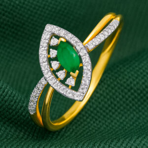 VERDANT GLOW DIAMOND RING - 18K JEWELLERY