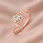 HALO SPIRAL DIAMOND RING - 18K JEWELLERY