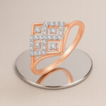 SHIMMER BLOCKS DIAMOND RING - 18K JEWELLERY