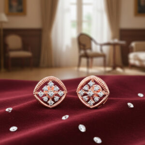 STARRY BLOOM DIAMOND STUDS - 18K JEWELLERY