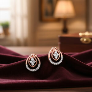 DIVINE TEAR DIAMOND STUDS - 18K JEWELLERY