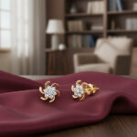 DAINTY DEWDROP DIAMOND STUDS - 18K JEWELLERY