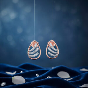 DEWDROP CASCADE DIAMOND STUDS - 18K JEWELLERY