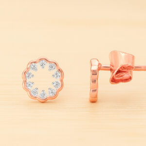 FILIGREE BLOSSOM DIAMOND STUDS - 18K JEWELLERY