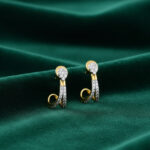 GOLDEN CASADE DIAMOND STUDS - 18K JEWELLERY