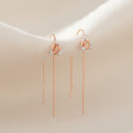 TRIAD DROP CHAIN DIAMOND EARRINGS - 18K JEWELLERY