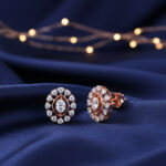 DIAMOND EMPRESS STUDS - 18K JEWELLERY