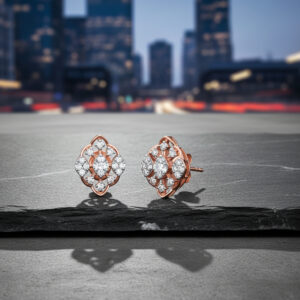 VINTAGE SPARK DIAMOND STUDS - 18K JEWELLERY