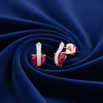 CRIMSON CASADE DIAMOND EARRINGS - 18K JEWELLERY