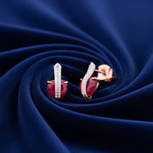 CRIMSON CASADE DIAMOND EARRINGS - 18K JEWELLERY
