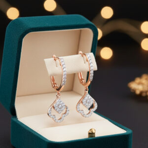 CELESTIAL SPARKLE DIAMOND EARRINGS - 18K JEWELLERY