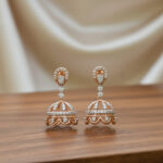 GLIMMERING BELLS DIAMOND JHUMKAS - 18K JEWELLERY