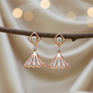 RADIANCE DIAMOND JHUMKAS - 18K JEWELLERY
