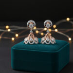 ROSE GOLD DIAMOND JHUMKAS - 18K JEWELLERY