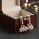 ROYAL DOME DIAMOND JHUMKAS - 18K JEWELLERY