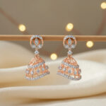 BLOSSOM DOME DIAMOND JHUMKAS - 18K JEWELLERY