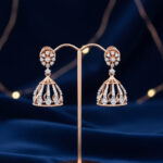 REGAL CAGE DIAMOND JHUMKAS - 18K JEWELLERY