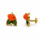 GULNAAR BLOOM GOLD PENDANT SET - 22K JEWELLERY