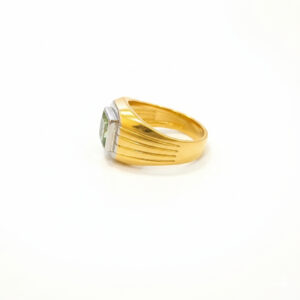 VERDANT CREST MEN'S GOLD RING - 22K JEWELLERY