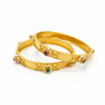 RANGREZ SHAHI GOLD BANGLES - 22K JEWELLERY