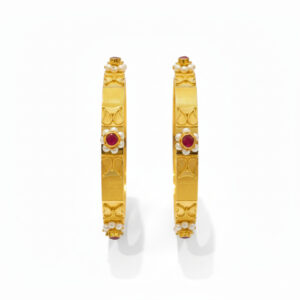 RANGREZ SHAHI GOLD BANGLES - 22K JEWELLERY