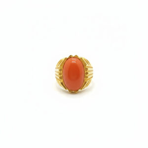 ROYAL SAFFRON MEN'S GOLD RING - 22K JEWELLERY