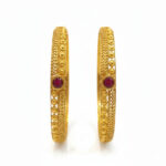 HERITAGE AZURE GOLD BANGLES - 22K JEWELLERY