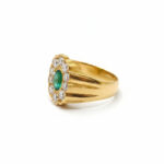 KING'S GREEN MEN'S GOLD RING - 22K JEWELLERY