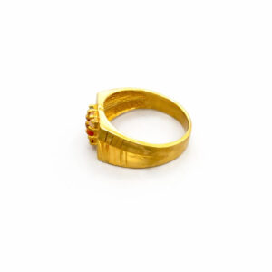 ROYAL NAVRANG MEN'S GOLD RING - 22K JEWELLERY