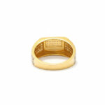 IMPERIAL GRID MEN'S GOLD RING - 22K JEWELLERY
