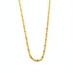 SUNWAVE TWIST GOLD CHAIN- 22K JEWELLERY
