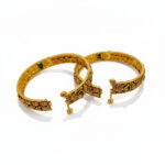SAANJH FLORAL GOLD BANGLE - 22K JEWELLERY
