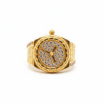 Regal Chrono Men's Gold Ring - 22K Jewellery